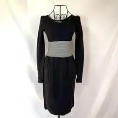 sonia rykiel タイトワンピース　長袖　ブラック