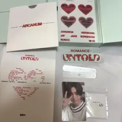 初回限定 着用衣装のファブリックピース付きENHYPEN ROMANCE