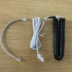 モジュラーケーブルセット ホワイト ブラック