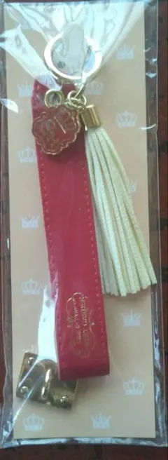 Sweet Garden タッセル付きストラップ 赤