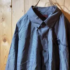 ss3533 RED HOUSE ボタンダウンシャツ チャコールグレー 2XL