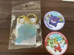 ポケモン ナムコ ルカリオアクリルキーホルダーとステッカーセット