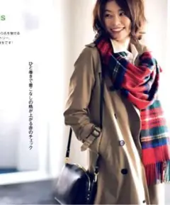 美品 Johnstons カシミヤ大判ストール Royal Stewart
