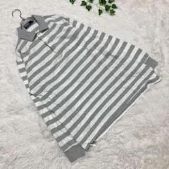 【Polo by Ralph Lauren】ポロシャツ(L)長袖 ボーダー