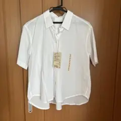 無印良品　涼感　レギュラーカラー 半袖シャツ Sサイズ 白