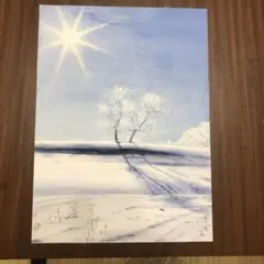 風景画　画家ジュリ子作　水彩画