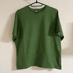 UNIQLO グリーン 半袖Tシャツ Lサイズ