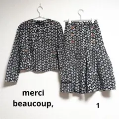 0159 mercibeaucoup，メルシーボークー 総柄セットアップ 1