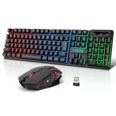 無線ゲーミングキーボードマウスセット【新品・未使用】