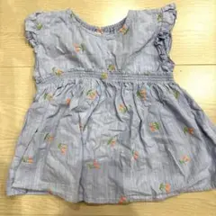 プチマイン　トップス　さくらんぼ柄　110