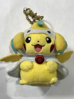 ポケモンセンタートウホク ジラーチのポンチョを着たピカチュウ