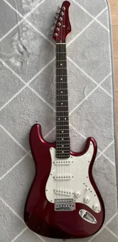 美品 Mavis 初心者向けエレキギター レッド ミラータイプピックガード m26884855368_1.jpg?1729410619