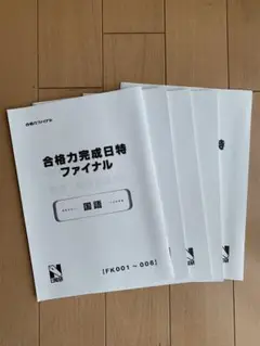 日能研 6年 合格力日特ファイナル
