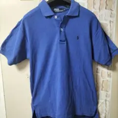 最終お値下げPolo by Ralph Lauren 青 ポロシャツ Mサイズ