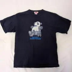 パンダイラスト Tシャツ Ｌサイズ ダークブルー