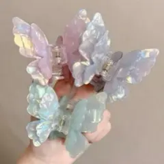 バタフライヘアクリップ