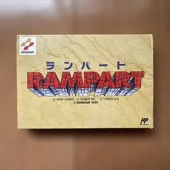 FC ファミコン　ランパート　RAMPART　箱、説明書付