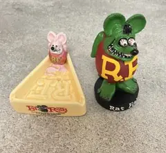 ラットフィンク 灰皿 小物入れ RATFINK 置物 ホットロッド Amazon.co.jp: ラットフィンク フィギュア 灰皿 小物入れ2点