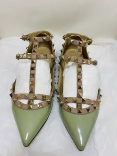 【値下げ】ヴァレンティノ ロックスタッズ フラットシューズ