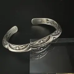 ケビンラモーンkevin ramoneバングルナバホ　スターリングシルバー925 indian jewelry 
