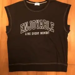 LTXC 黒ノースリーブシャツ