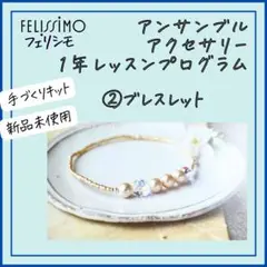 【フェリシモ】②ブレスレットアンサンブルアクセサリー1年レッスンプログラム