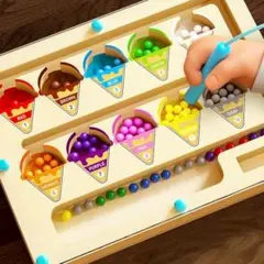 知育玩具 マグネット アイスクリーム モンテッソーリ 保育園 幼稚園 発育