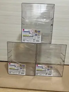 新品未使用　DAISO ダイソー 壁にも付けられるディスプレイケース 3段　3個