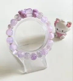 ハンドメイド　ガラスビーズブレスレット　3点538円　4点目から100円