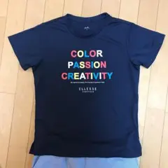 エレッセ　Tシャツ　紺
