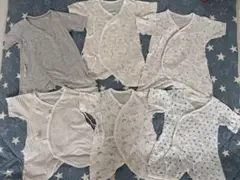ベビー肌着6枚セット コンビ服　ロンパース