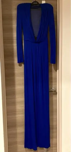 【未使用】DSQUARED2 ロングドレス　パーティドレス　ブルー