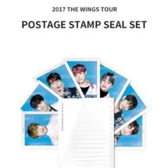 2017 THE WINGS TOUR ポストスタンプシールセット