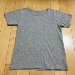 グレー 無地Tシャツ 120cm
