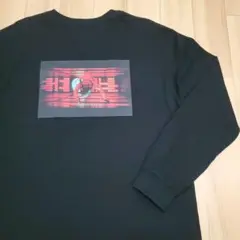 美品 GU 2001年宇宙の旅 コラボ バックプリント ポケット長袖Tシャツ