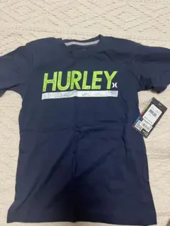 キッズ　HURLEY ネイビー Tシャツ 新品タグ付き