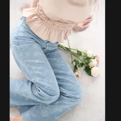 パンツ YILON / SEMI FLARE DENIM Yilon SEMI FLARE DENIM ライトブルー