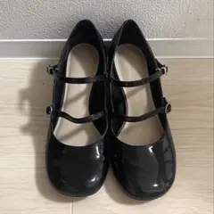 CHARLES＆KEITH ダブルストラップメリージェーン 23.5~24.0