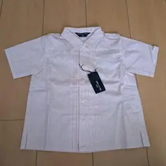 COMME CA DU MODE 半袖シャツ 100A 赤白ストライプ