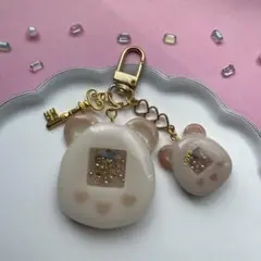 41 レジン　シャカシャカキーホルダー　シェイカー 夢かわ　たまごっち　ゲーム