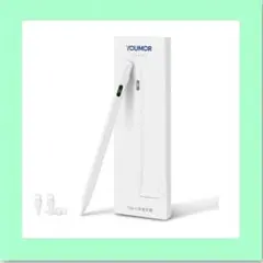 タッチペン iPad用ペンシル 超高感度 極細 バッテリ残量表示スクリーン