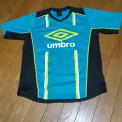 umbro 青黒 ストライプ Tシャツ