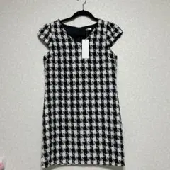 新品　チェック柄 半袖ミニワンピース　アベイル