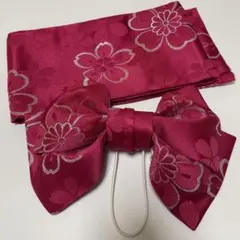 浴衣 飾り帯 ピンク 花柄 桜
