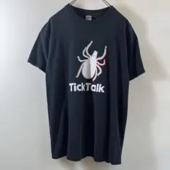 T-228 GILDAN TickTalk TikTok Tシャツ M ブラック