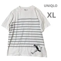 ONE PIECEコラボ ユニクロTシャツ XLキャラクター ルフィ　ゆったり