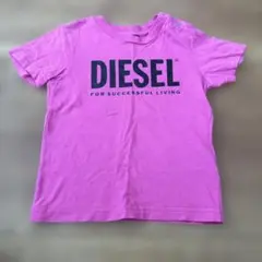 DIESEL ピンク ロゴ Tシャツ　80サイズ