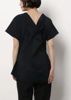 エリオポールNATURAL STRETCH BACK SLIT BLOUS