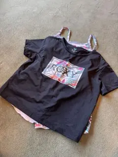 Roxy セパレート水着 Tシャツ付き　140 3点セット
