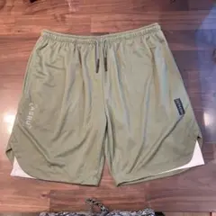 値下げ↓LASRU トレーニングショーツ オリーブグリーン3XL